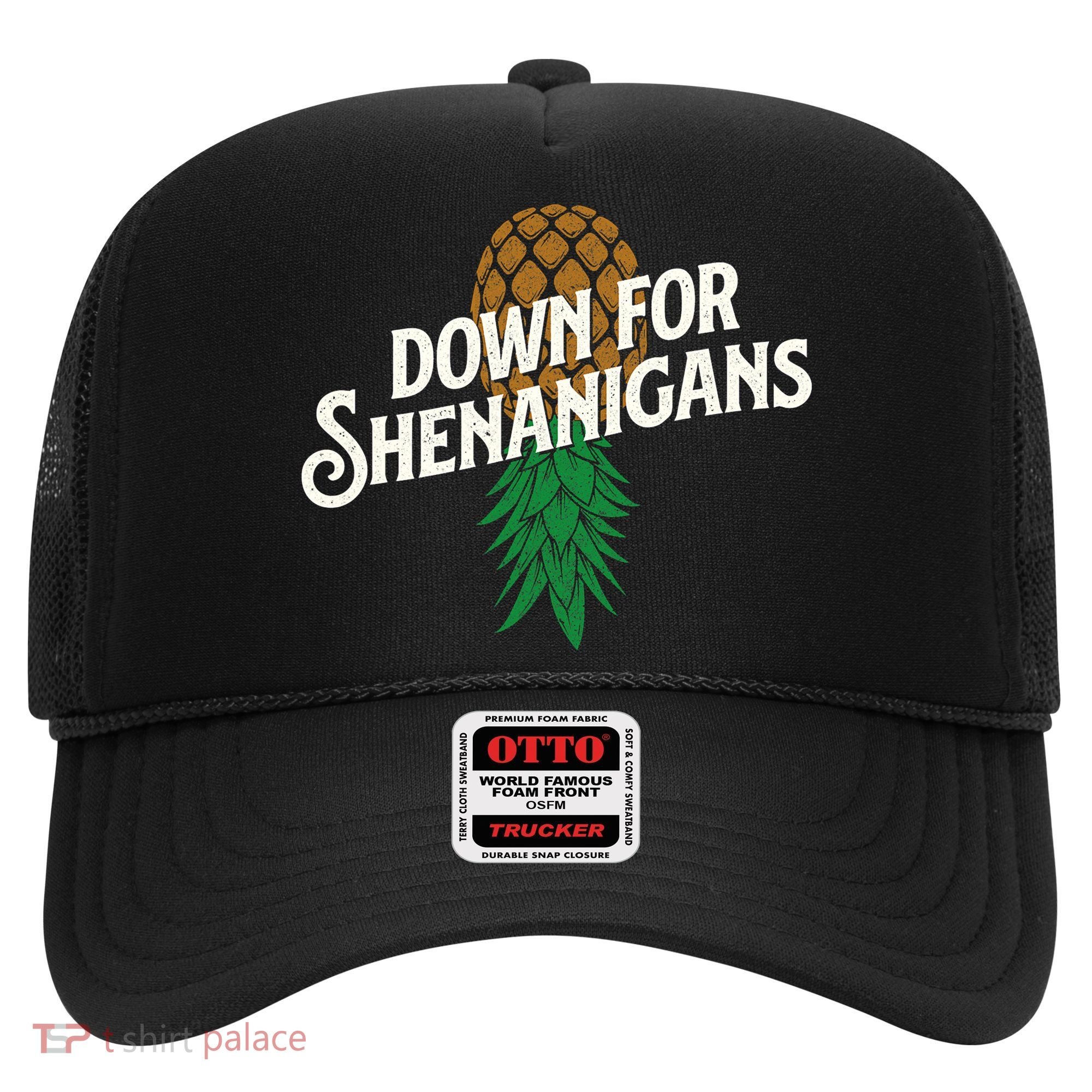 Down For Shenanigans Swinger Couple Upside Down Pineapple Hat