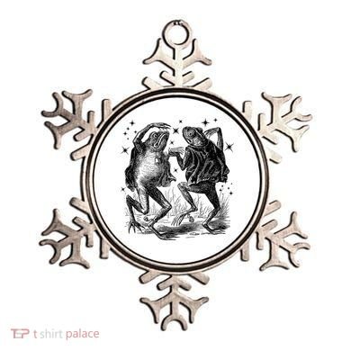 Dancing Frog Stars Vintage Ornament