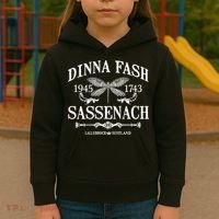 Dinna Fash Sassenach Kids Hoodie thumb 3