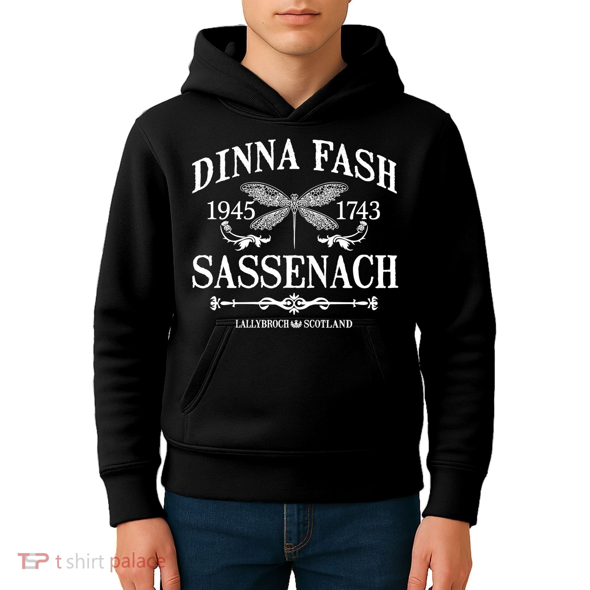 Dinna Fash Sassenach Kids Hoodie
