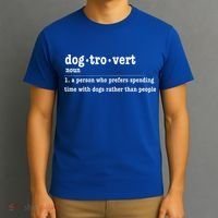 Dogtrovert Funny Sarcastic Dog Lover T-Shirt thumb 3