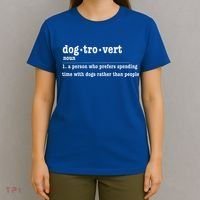 Dogtrovert Funny Sarcastic Dog Lover T-Shirt thumb 4