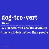 Dogtrovert Funny Sarcastic Dog Lover Coaster thumb 2
