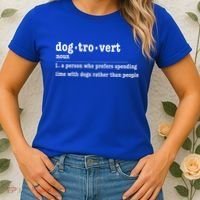 Dogtrovert Funny Sarcastic Dog Lover Women's T-Shirt thumb 2