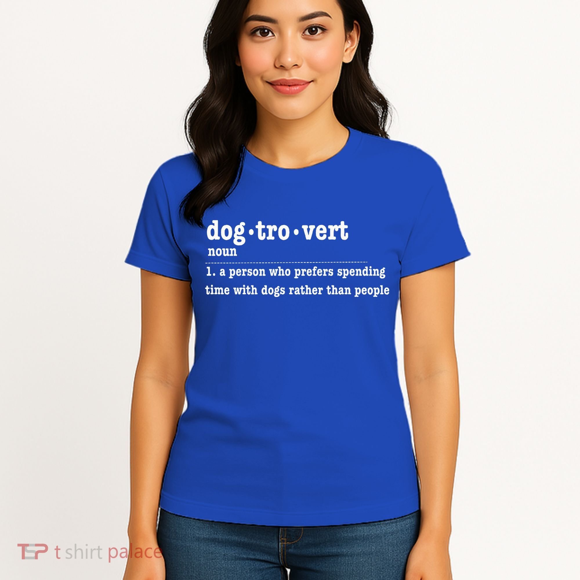 Dogtrovert Funny Sarcastic Dog Lover Women's T-Shirt
