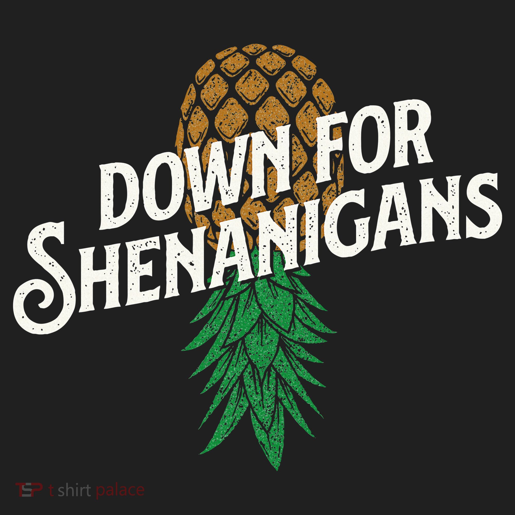 Down For Shenanigans Swinger Couple Upside Down Pineapple Beanie