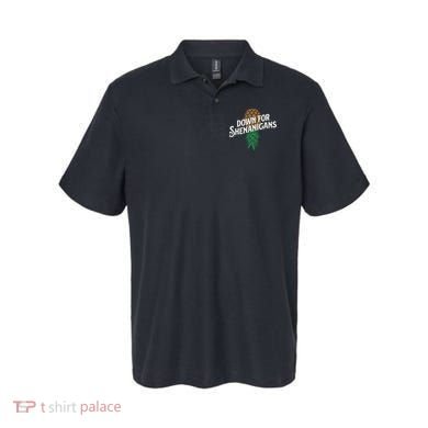 Down For Shenanigans Swinger Couple Upside Down Pineapple Polo