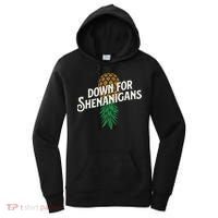 Down For Shenanigans Swinger Couple Upside Down Pineapple Women's Hoodie thumb 0