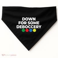 Down For Some Deboccery Funny Bocce Ball Player Fan USA-Made Doggie Bandana thumb 0