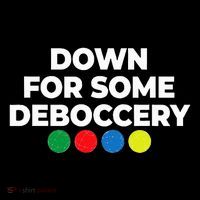 Down For Some Deboccery Funny Bocce Ball Player Fan USA-Made Doggie Bandana thumb 2