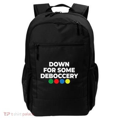 Down For Some Deboccery Funny Bocce Ball Player Fan Backpack