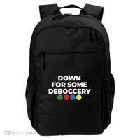 Down For Some Deboccery Funny Bocce Ball Player Fan Backpack thumb 0
