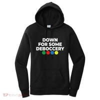 Down For Some Deboccery Funny Bocce Ball Player Fan Women's Hoodie thumb 0