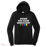 Down For Some Deboccery Funny Bocce Ball Player Fan Women's Hoodie thumb 0