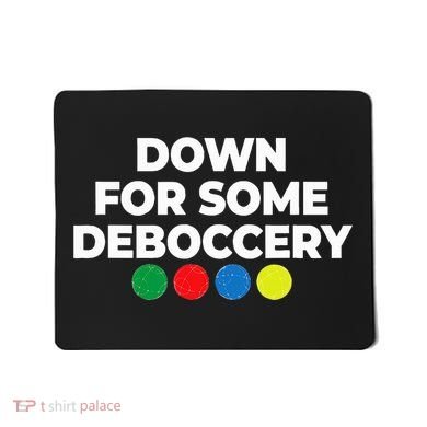 Down For Some Deboccery Funny Bocce Ball Player Fan Mousepad