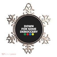 Down For Some Deboccery Funny Bocce Ball Player Fan Ornament thumb 0