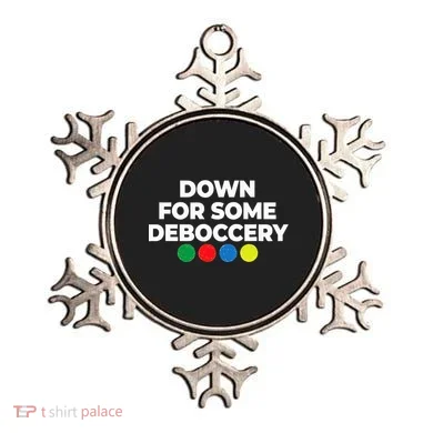Down For Some Deboccery Funny Bocce Ball Player Fan Ornament
