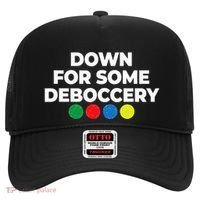 Down For Some Deboccery Funny Bocce Ball Player Fan Hat thumb 0