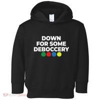 Down For Some Deboccery Funny Bocce Ball Player Fan Toddler Hoodie thumb 0