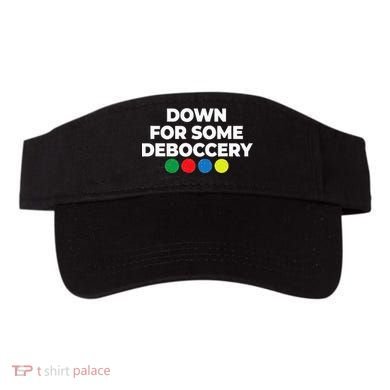 Down For Some Deboccery Funny Bocce Ball Player Fan Visor