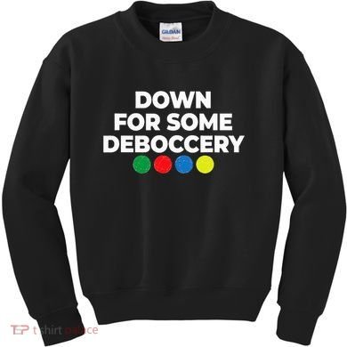 Down For Some Deboccery Funny Bocce Ball Player Fan Kids Sweatshirt