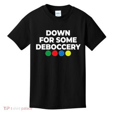 Down For Some Deboccery Funny Bocce Ball Player Fan Kids T-Shirt