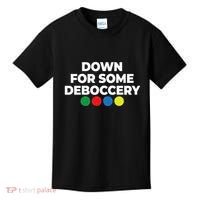 Down For Some Deboccery Funny Bocce Ball Player Fan Kids T-Shirt thumb 0