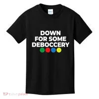 Down For Some Deboccery Funny Bocce Ball Player Fan Kids T-Shirt thumb 0