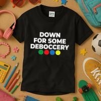Down For Some Deboccery Funny Bocce Ball Player Fan Kids T-Shirt thumb 3