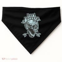 Dart Forever Skull USA-Made Doggie Bandana thumb 0