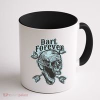 Dart Forever Skull Coffee Mug thumb 1