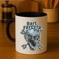 Dart Forever Skull Coffee Mug thumb 4