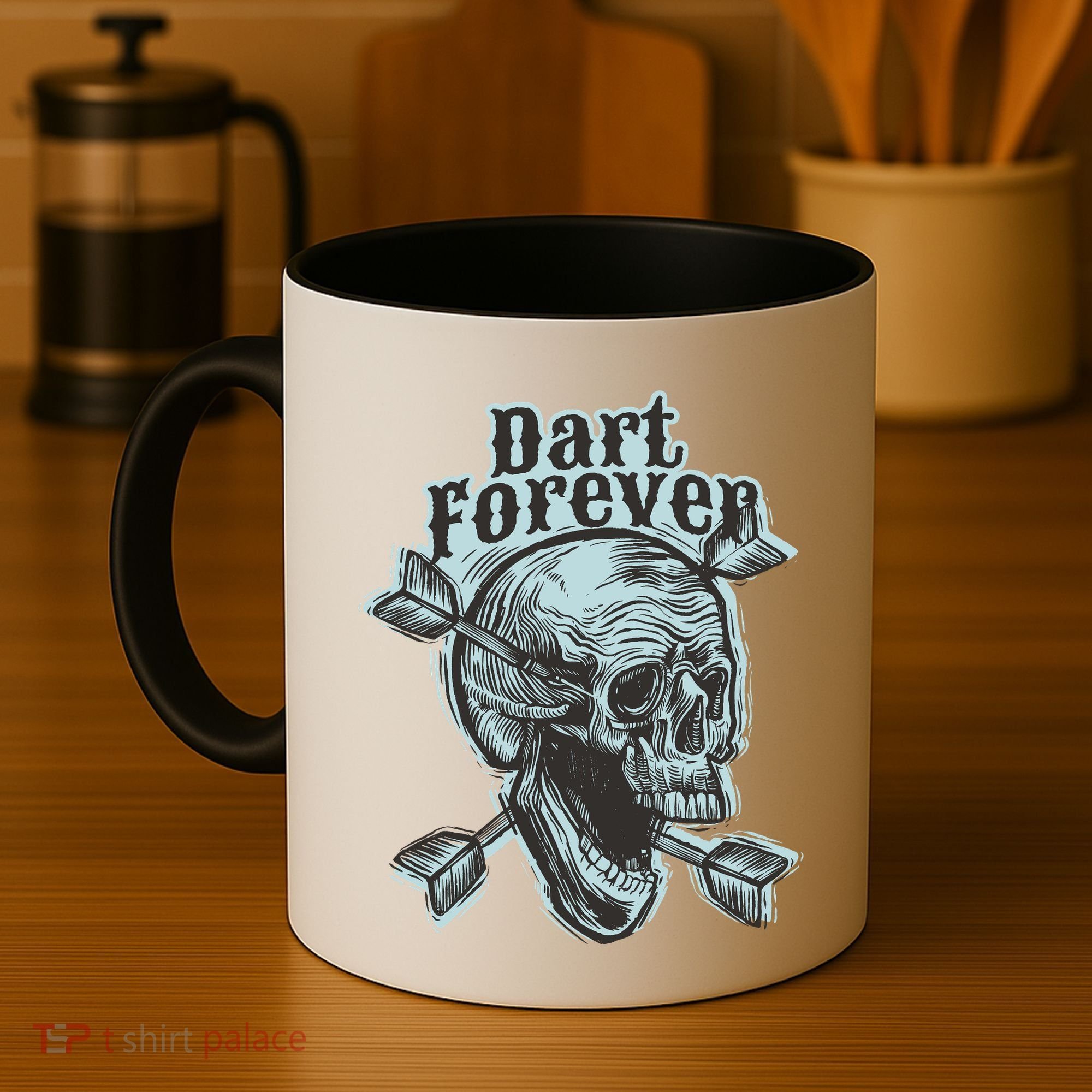 Dart Forever Skull Coffee Mug