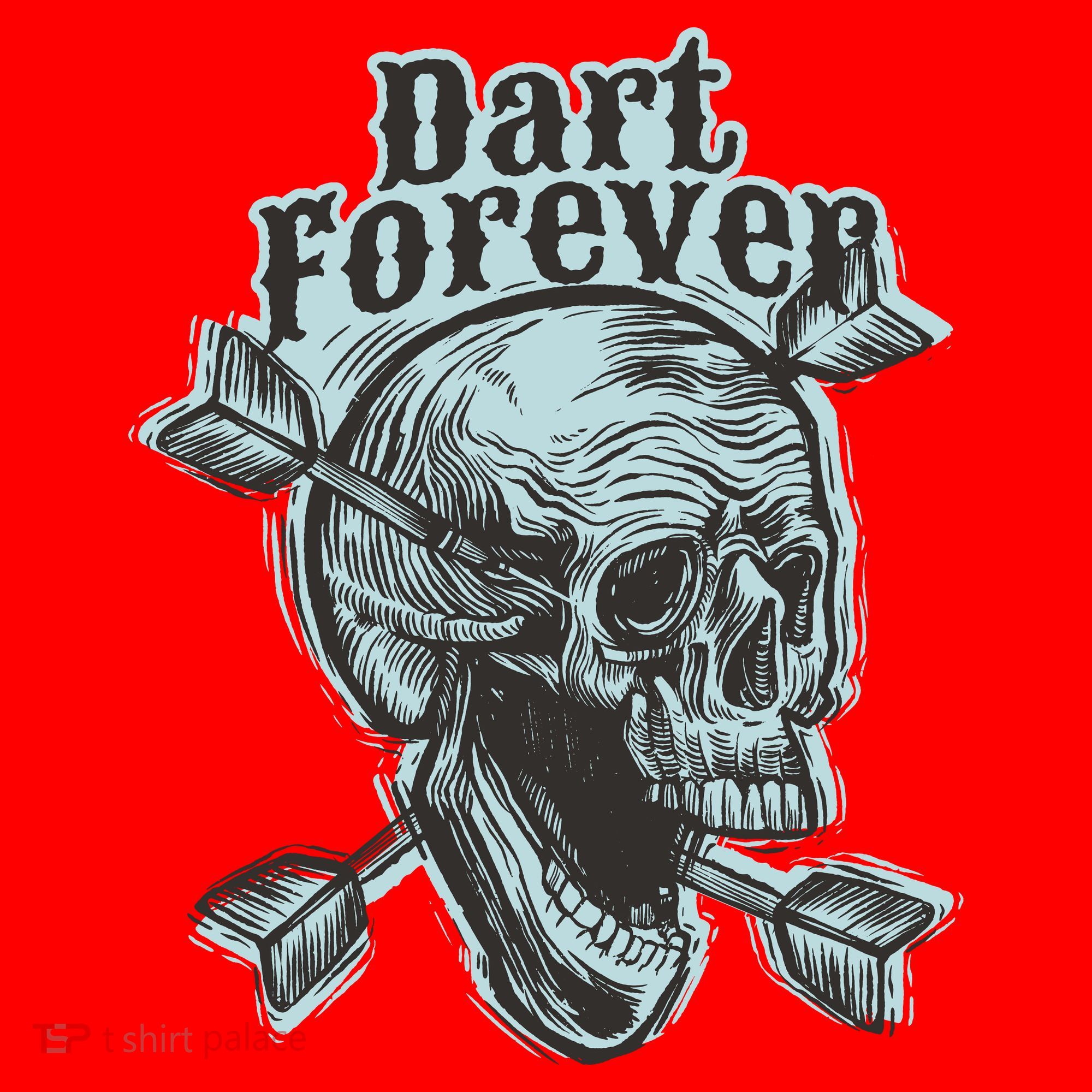 Dart Forever Skull Santa Hat