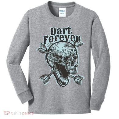 Dart Forever Skull Kids Long Sleeve Shirt