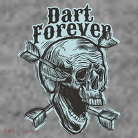 Dart Forever Skull Kids Long Sleeve Shirt thumb 2