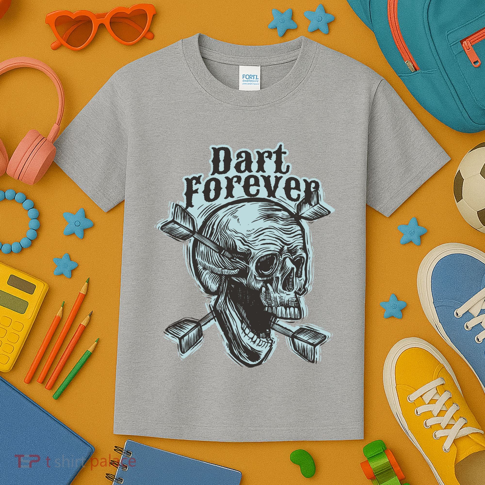 Dart Forever Skull Kids T-Shirt