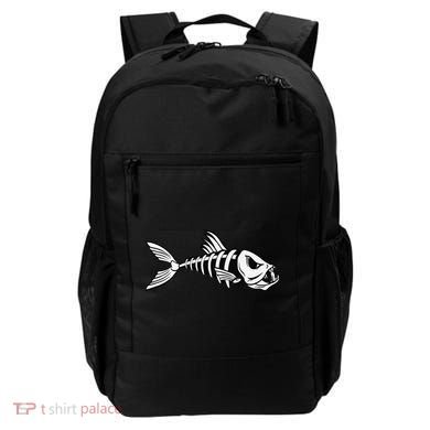 Dead Fish Skeleton Fishing Backpack