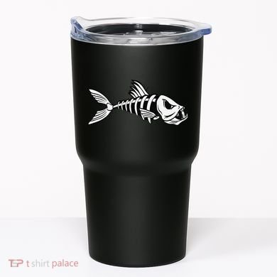 Dead Fish Skeleton Fishing Tumbler