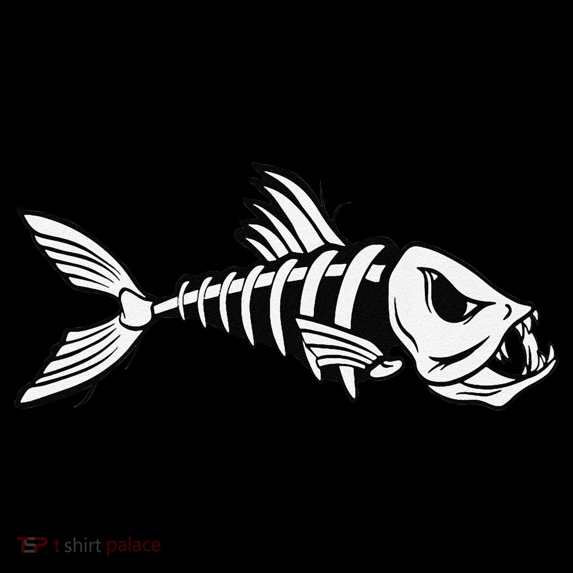 Dead Fish Skeleton Fishing Mousepad
