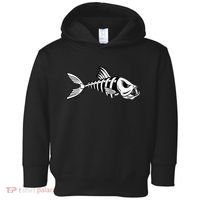 Dead Fish Skeleton Fishing Toddler Hoodie thumb 0