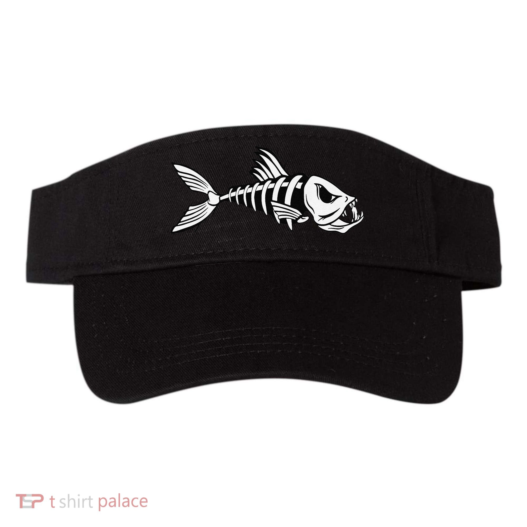 Dead Fish Skeleton Fishing Visor