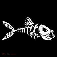 Dead Fish Skeleton Fishing Kids Hoodie thumb 5