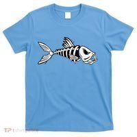 Dead Fish Skeleton Fishing T-Shirt thumb 0