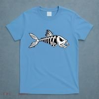 Dead Fish Skeleton Fishing T-Shirt thumb 4