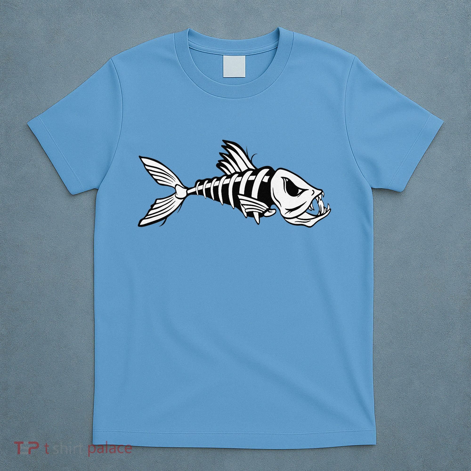 Dead Fish Skeleton Fishing T-Shirt