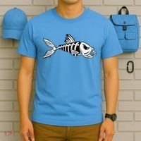 Dead Fish Skeleton Fishing T-Shirt thumb 5