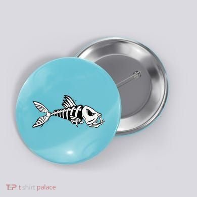Dead Fish Skeleton Fishing Button