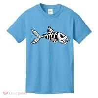 Dead Fish Skeleton Fishing Kids T-Shirt thumb 0