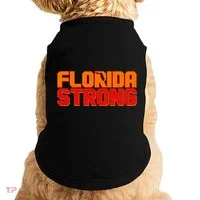 Distressed Florida Strong Doggie Tank thumb 0